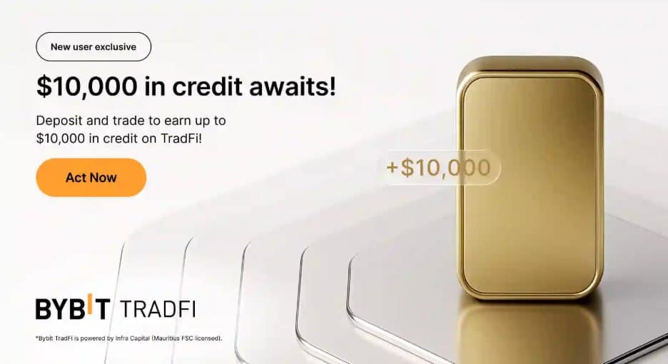 Bybit x FreeCoins24 $10,000 Credit Awards: New User TradFi Trading Bonuses Guide