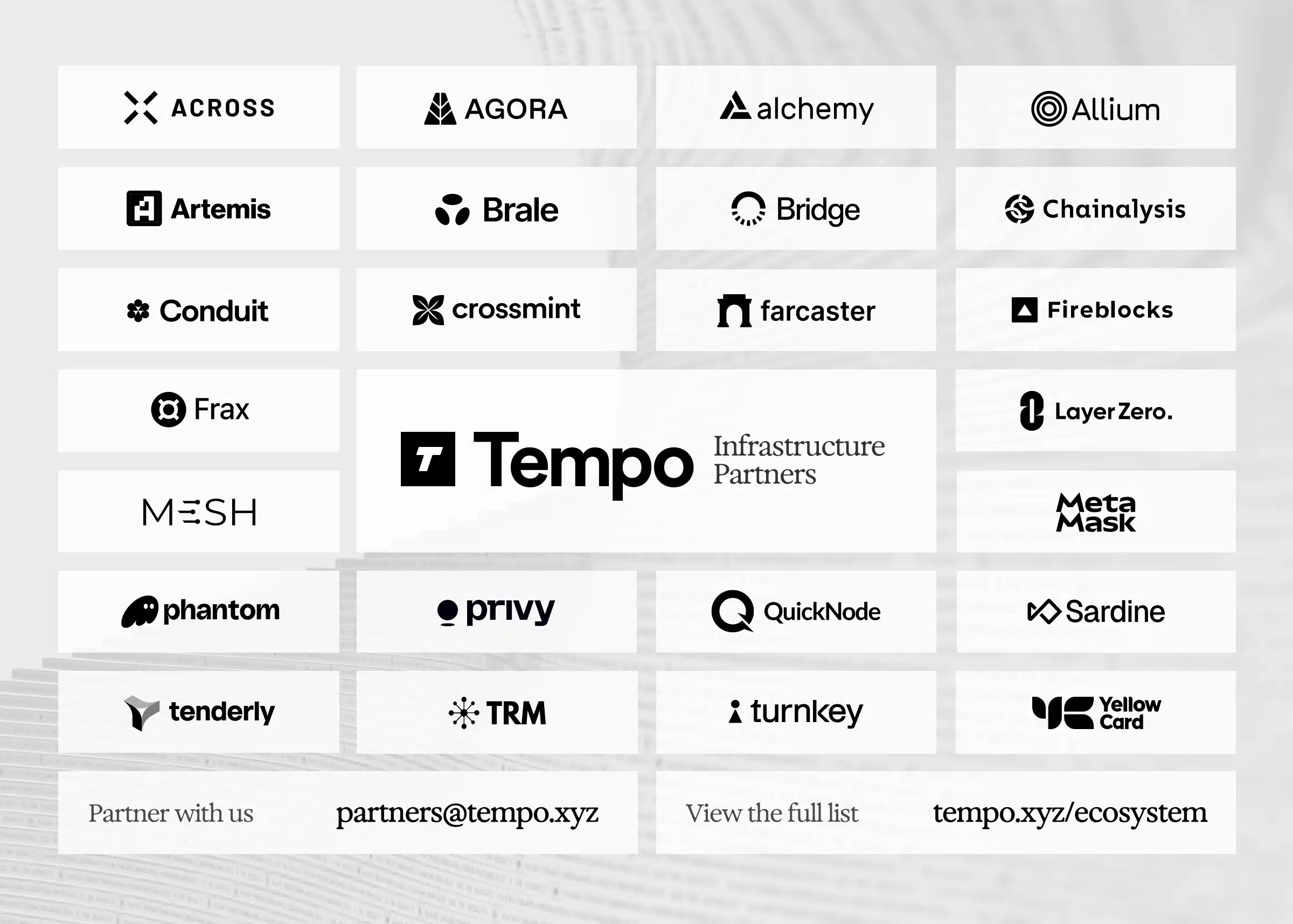 tempo testnet