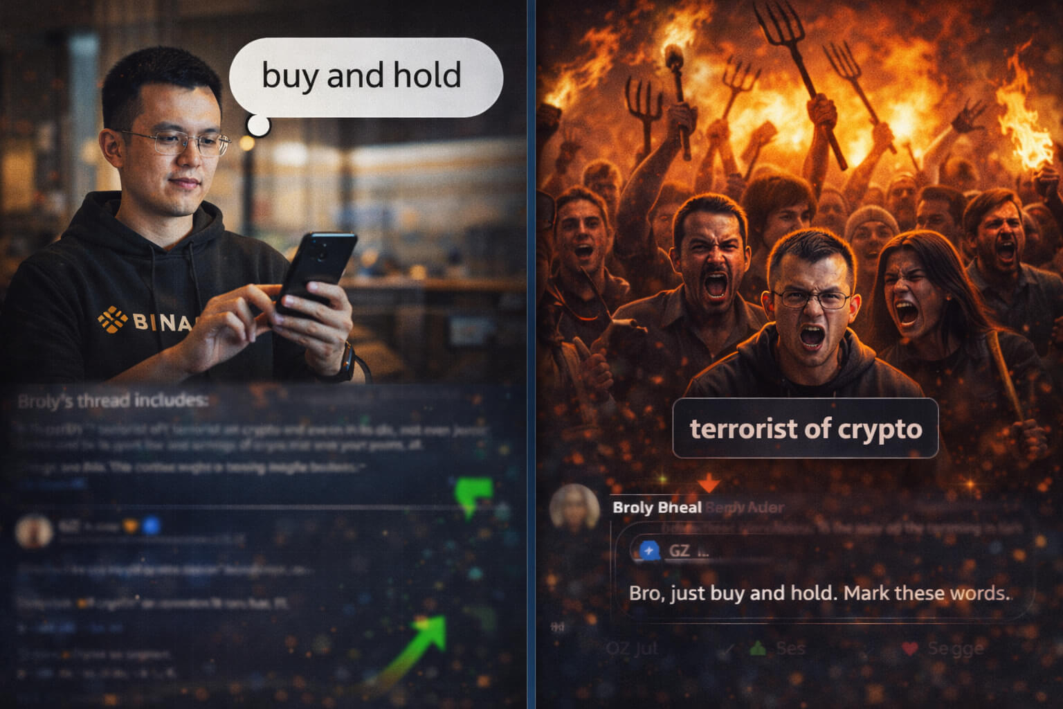 Buy and Hold or Buy and Rekt? CZ’s Advice Sparks Scam Accusations Amid Market Pain