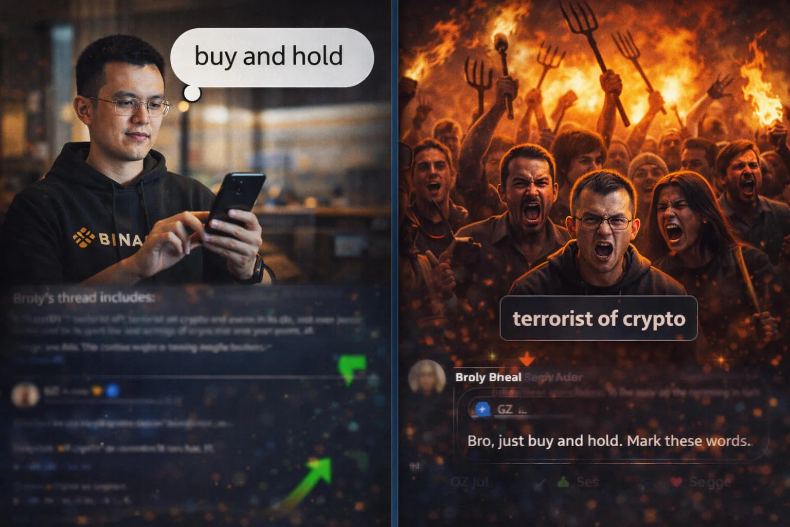 Buy and Hold or Buy and Rekt? CZ’s Advice Sparks Scam Accusations Amid Market Pain