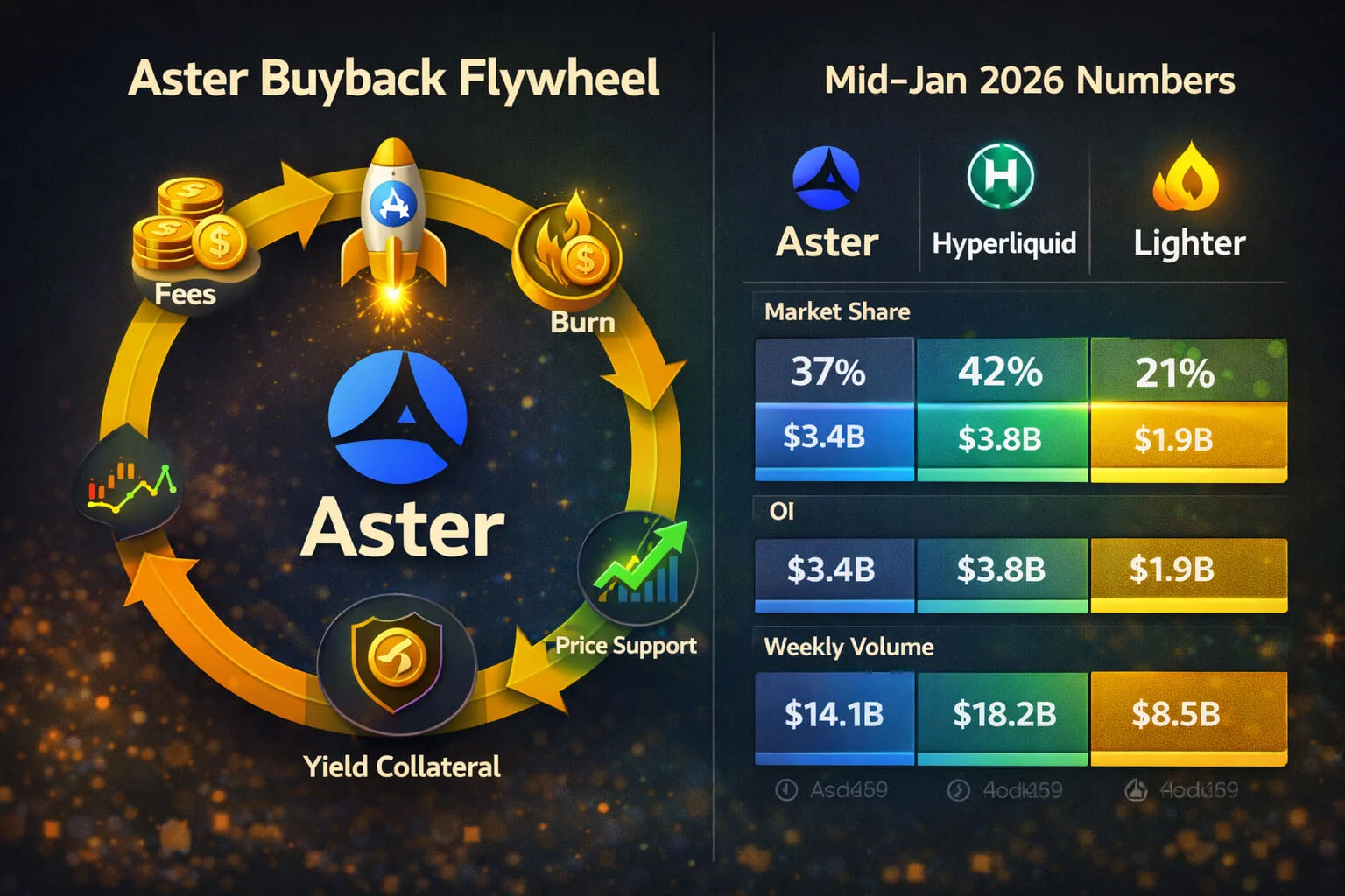 Top Reasons to Farm Aster Airdrops Now: Perpetual Trading Rewards, Yield Collateral & Sustainable Buyback Flywheel