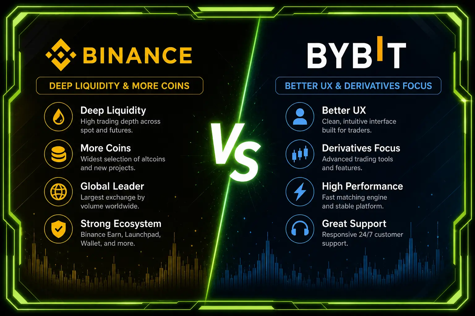 Bybit vs Binance 2026 – Which Exchange Is Better for You?