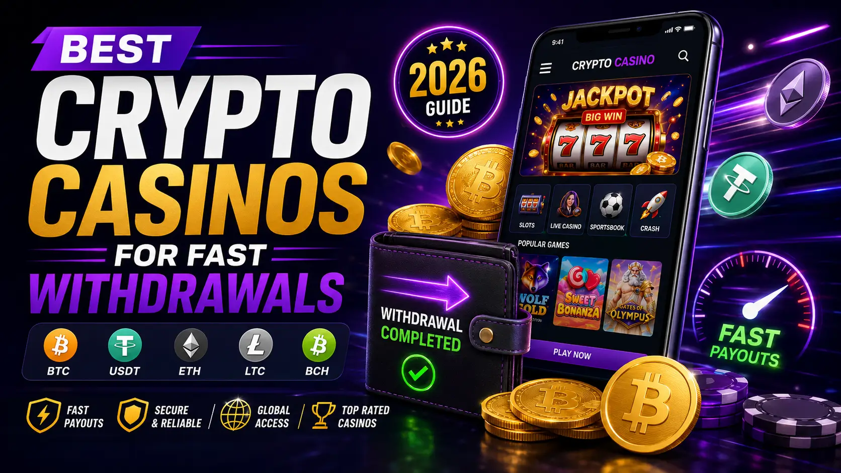 Best Crypto Casinos for Fast Withdrawals in 2026