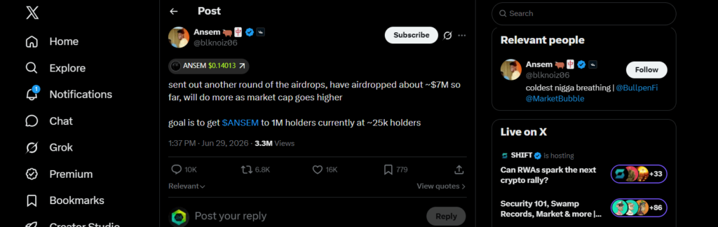 Ansem Airdrops Millions – Is This the Memecoin Renaissance Solana Needed?