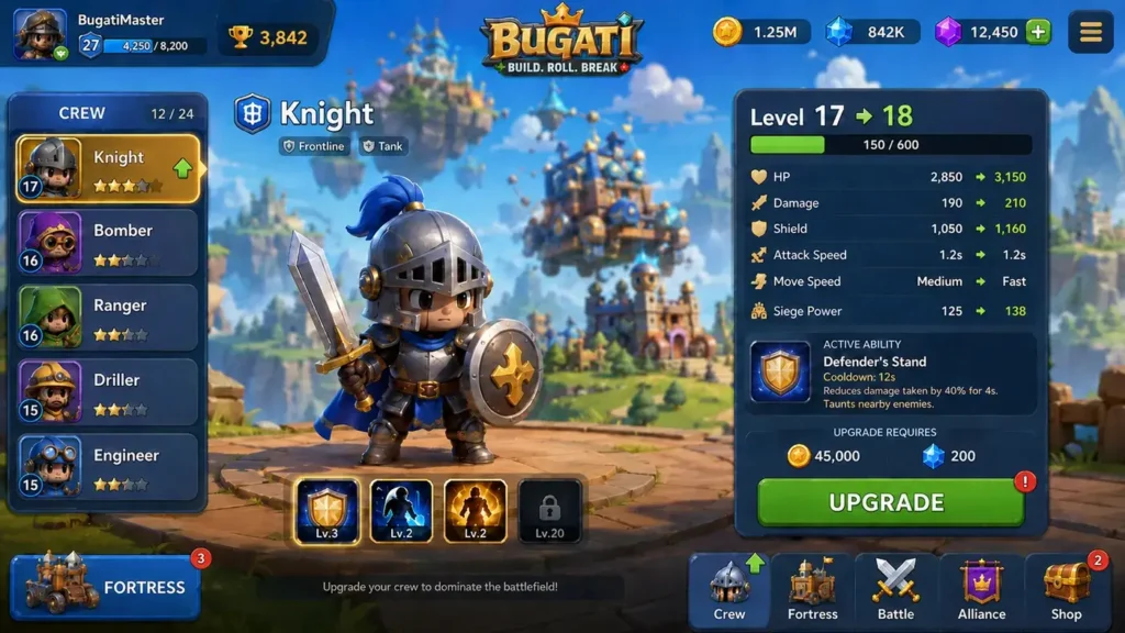 bugati airdrop