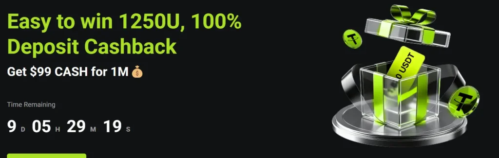 XT.COM Deposit Cashback 