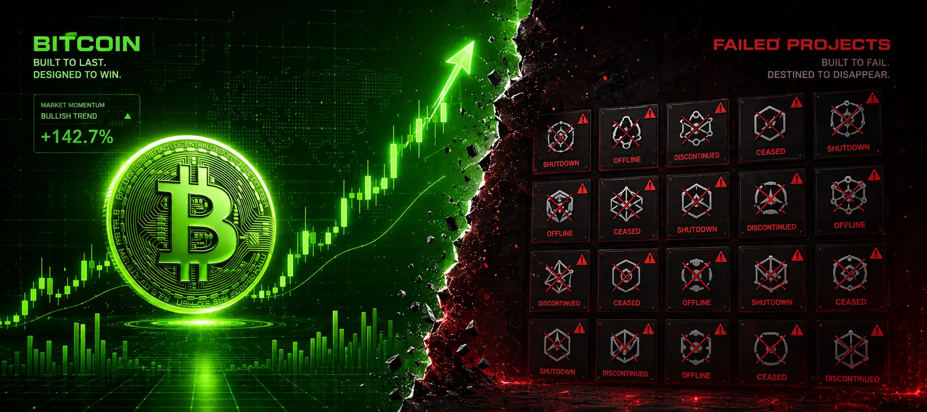 Crypto Market Turns Green, But Project Shutdowns Are Surging: Here Are the Patterns to Watch