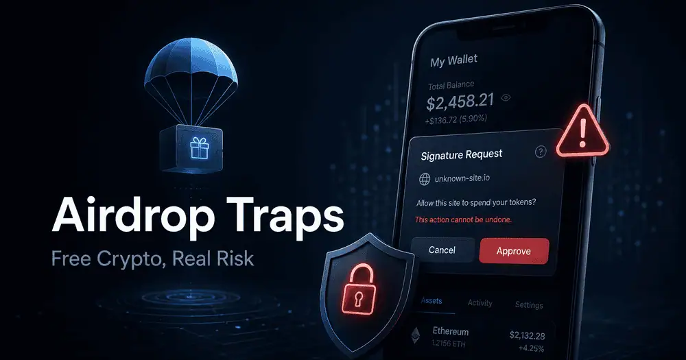 Free Crypto, Real Risk: How Airdrop Traps Can Turn Into Wallet Problems