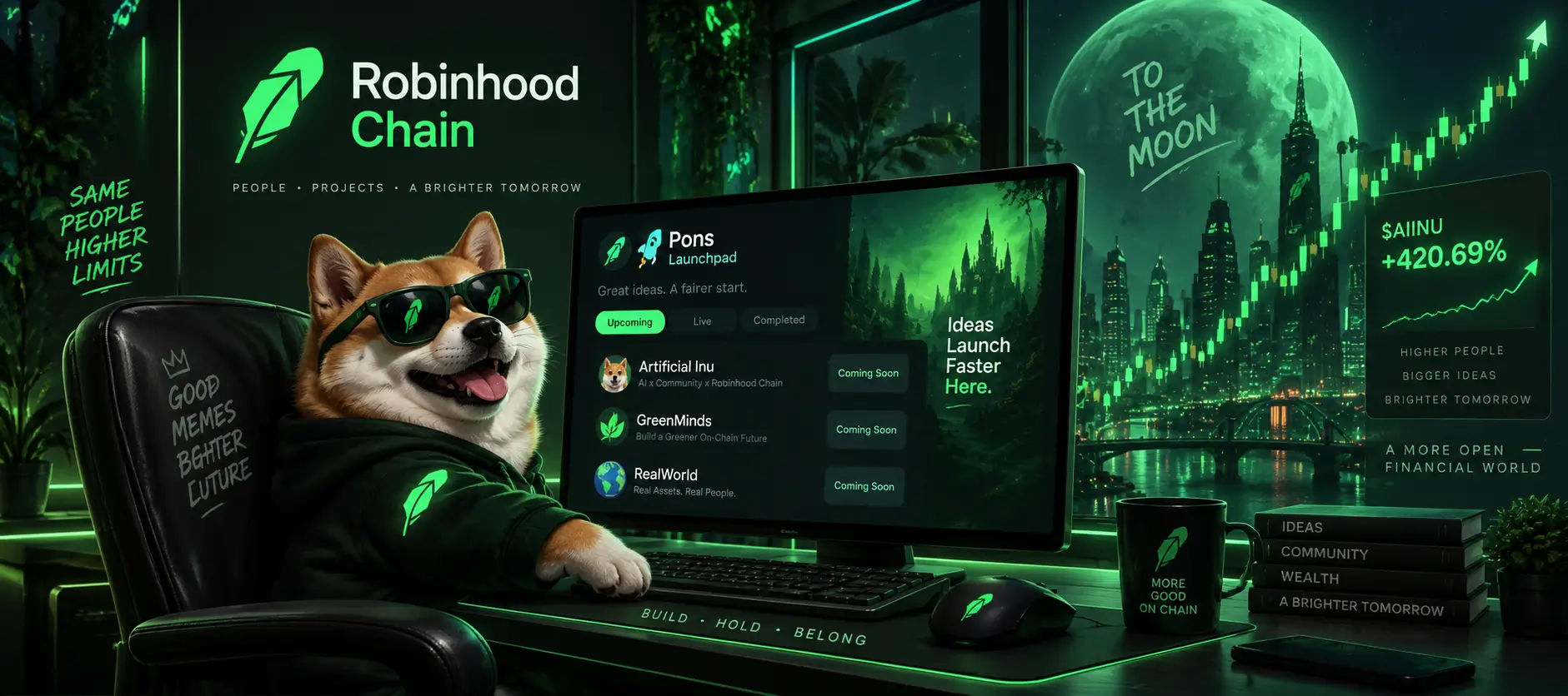 Pons and Artificial Inu Made Early Millionaires on Robinhood Chain: How to Spot the Next Meme Runner