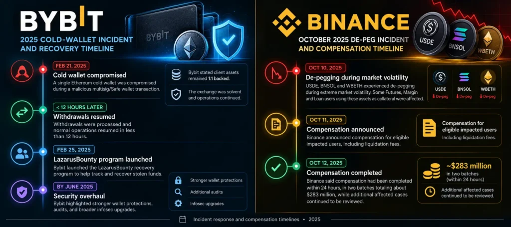 2025 Crypto Exchange Incident Timelines